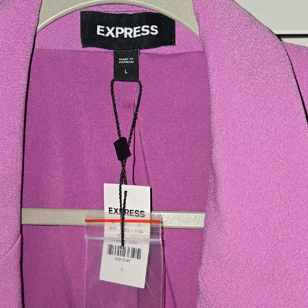 Express Women's Lavender Blazer - Picture 2 of 7